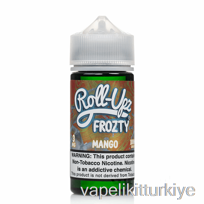 Vape Elektronik Sigara Donmuş Mango - Meyve Suyu Roll-upz - 100ml 6mg